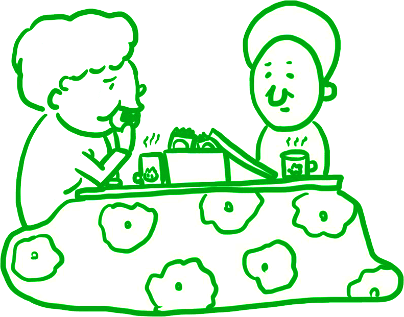 おばちゃんのイラスト