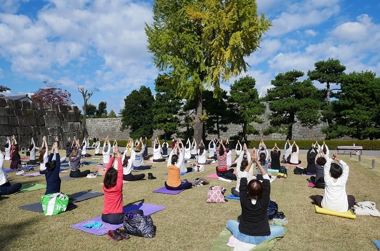 「世界遺産 二条城ヨガ」の開催について