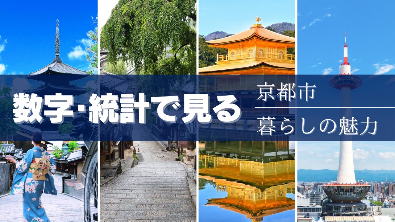 ～数字・統計でみる～　京都市の暮らしの魅力