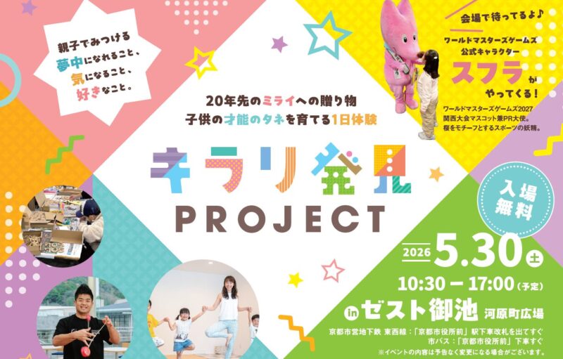 キラリ発見プロジェクトinゼスト御池